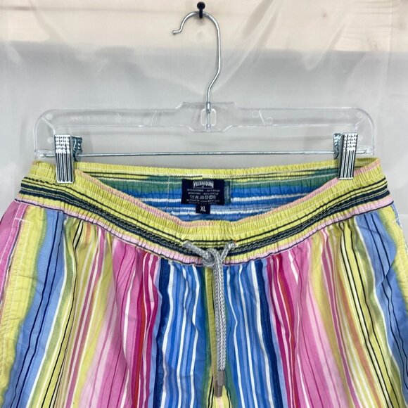 Vilebrequin Men XL Colorful Swim Trunk Striped Unlined Stretch Waist Beach Pool - Picture 2 of 8